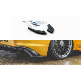 Накладки сплиттеры боковые на задний бампер на VW Golf VIII